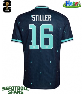 Tyskland Angelo Stiller #16 Bortatröja VM 2026 Kortärmad